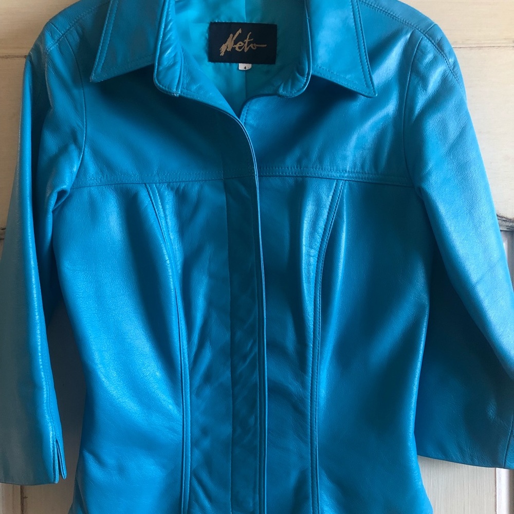 Neto Leather Jacket. Made in Canada Size 4